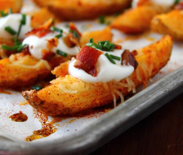 Loaded Baked Potato Wedges Countryside Cravings