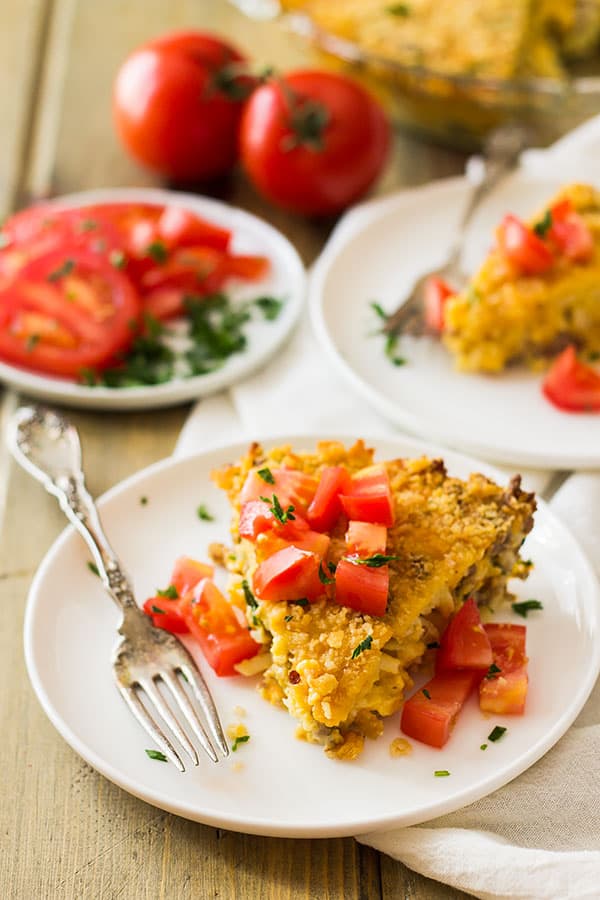 Hashbrown Sausage Breakfast Pie Countryside Cravings