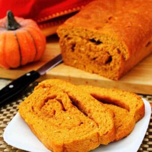 Cinnamon Swirled Pumpkin Bread