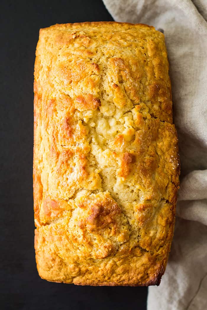 This homemade Beer Bread is naturally sweetened with honey! It's really simple and easy to make!