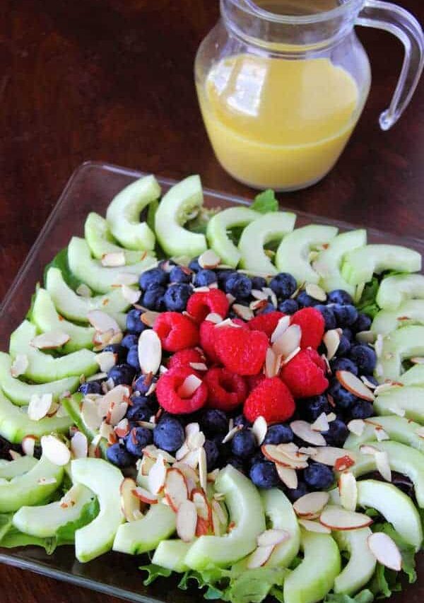 Powerhouse Salad with a Creamy Lemon Dressing