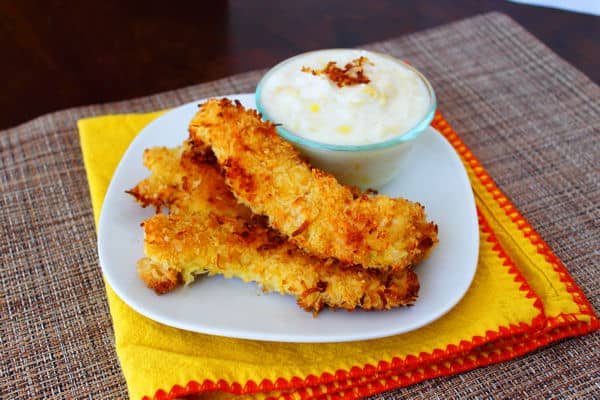Baked Coconut Chicken Strips