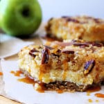 Caramel Apple Cheesecake Bars