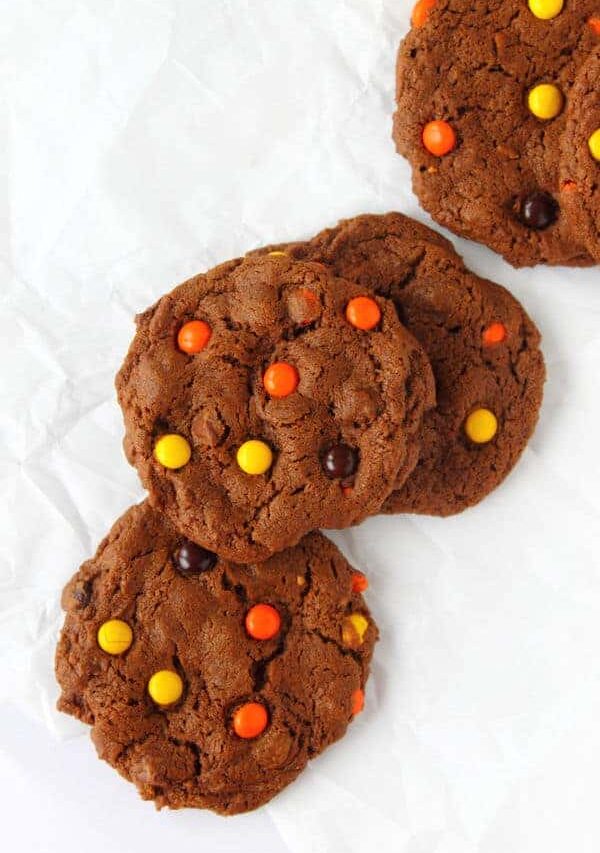 Double Chocolate Peanut Butter Cookies