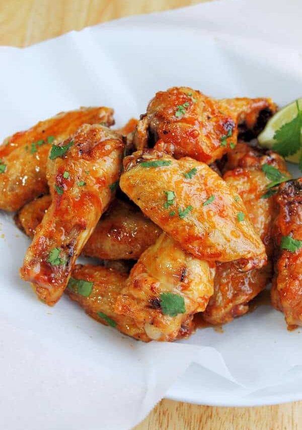 Crispy Baked Spicy Margarita Wings