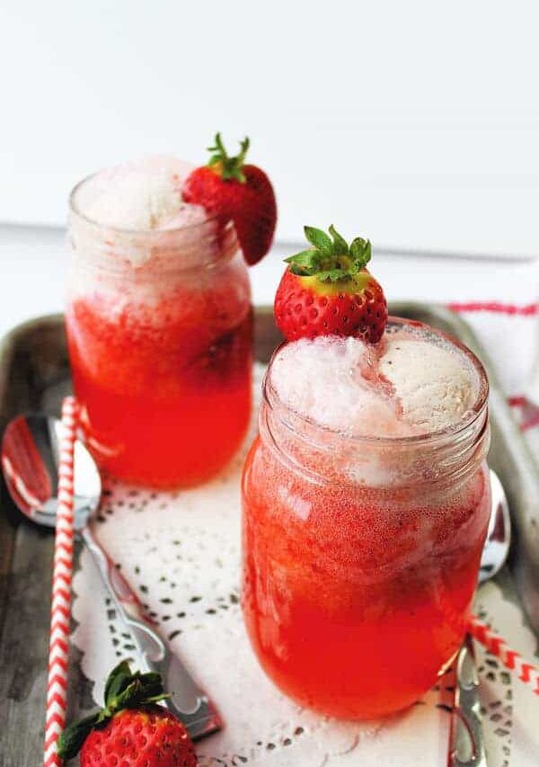 Strawberry Float