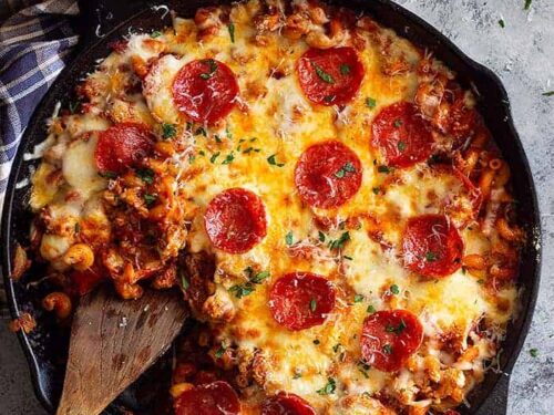 One Pot Pizza Pasta Countryside Cravings