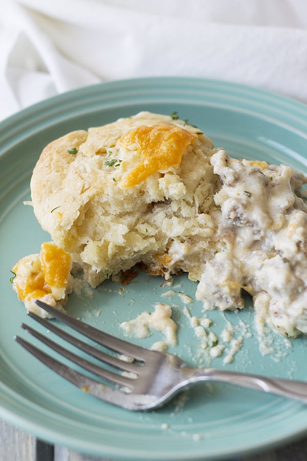 Biscuits and Gravy Bake Countryside Cravings