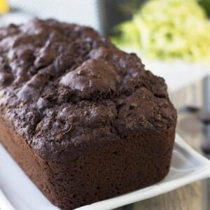 This Double Chocolate Zucchini Muffin Bread is rich, moist and super chocolatey! |Countryside Cravings