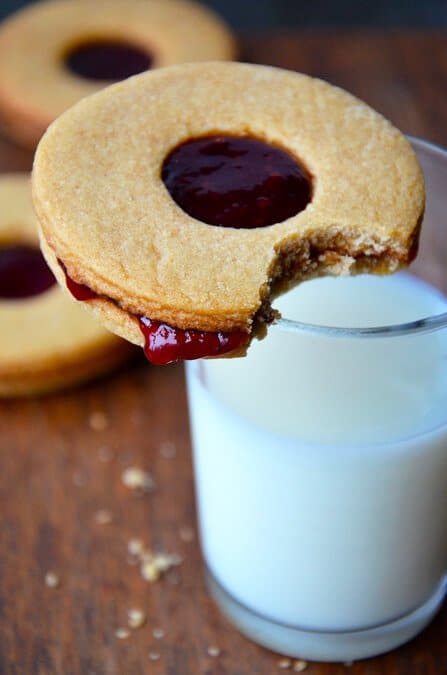 PB and Jelly Sandwich Cookies | Just a Taste