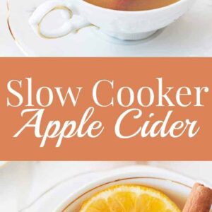 Slow Cooker Apple Cider- made easy in the slow cooker and so warm and comforting! | countrysidecravings.com