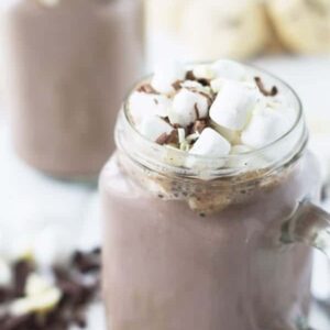 Slow Cooker Triple Hot Chocolate- easy and delicious hot chocolate made right in your slow cooker and with three kinds of chocolate! | countrysidecravings.com