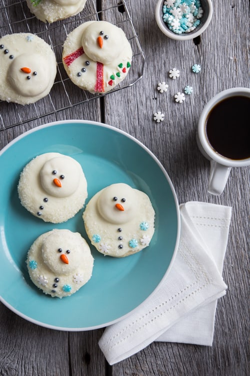 Melting Snowman Cookies | My Baking Addiction
