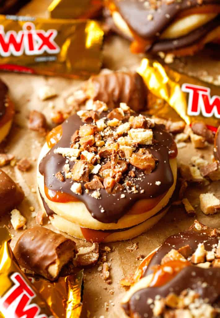 Twix Cookies | Deliciously Yum