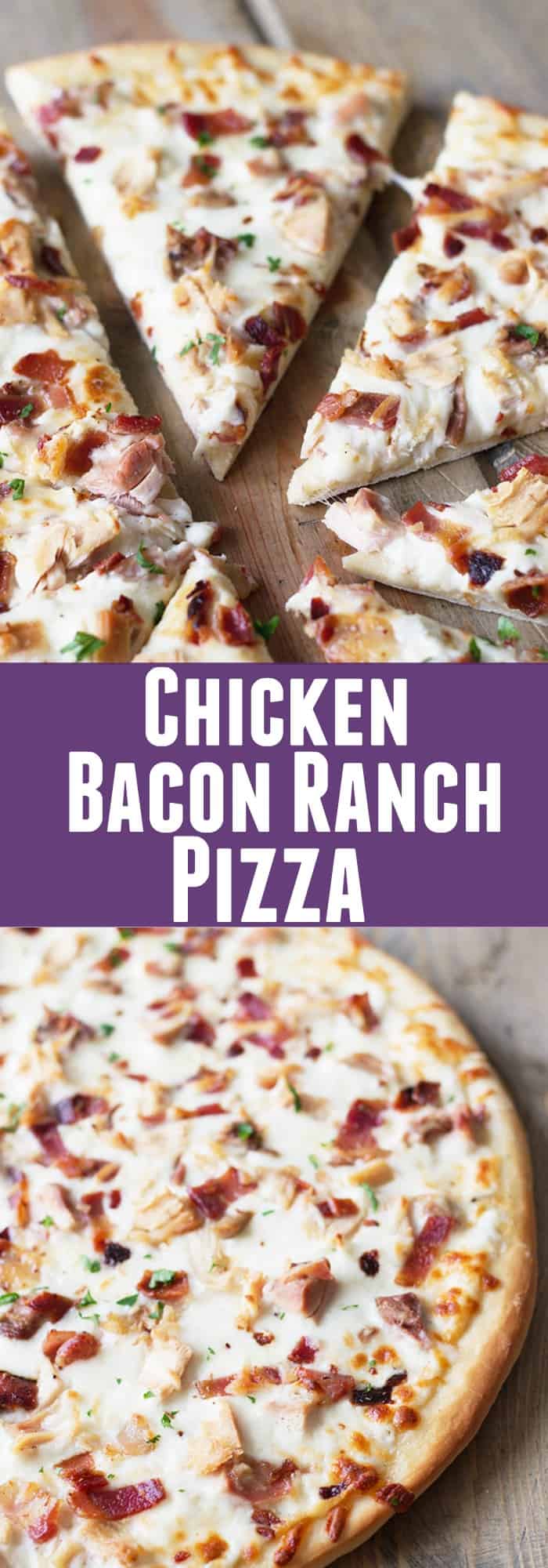 Chicken Bacon Ranch Pizza | Countryside Cravings
