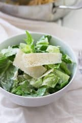 Simple Caesar Salad -a quick and easy way to enjoy a salad, and it's healthy! | countrysidecravings.com