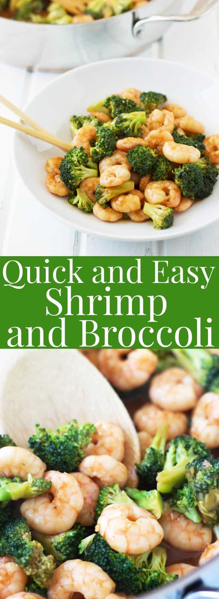 This Quick and Easy Shrimp and Broccoli will be on you table in about 15 minutes! Now that's fast! | www.countrysidecravings.com