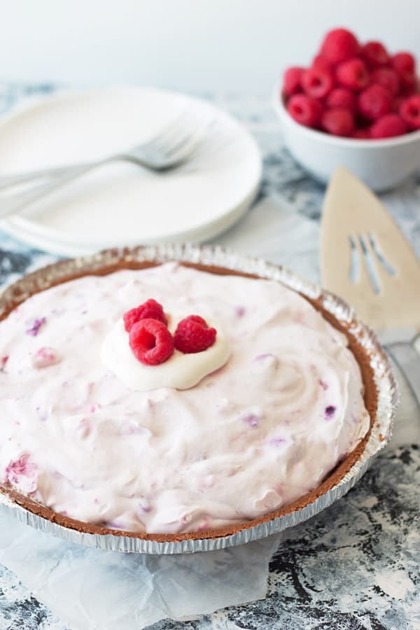 Easy to make, no bake, cool and creamy Frozen Triple Berry Cheesecake 