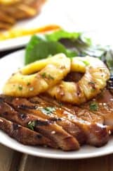 Grilled Teriyaki Pork Chops - pork chops marinated in a simple homemade teriyaki sauce then grilled to perfection! | www.countrysidecravings.com