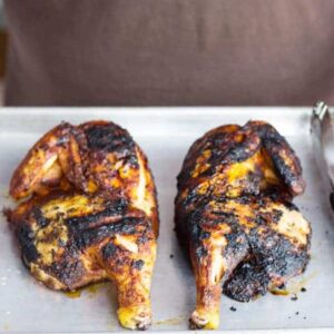 Applewood Grill Smoked Chicken -the applewood provides a mild smokiness and the dry rub gives hints of sweetness for a perfectly juicy chicken. | www.countrysidecravings.com
