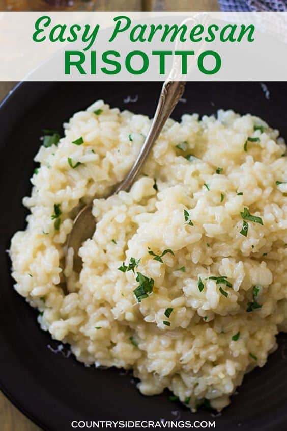 Easy Parmesan Risotto Countryside Cravings