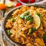 This easy Slow Cooker Shredded Mexican Chicken is a great base recipe to use for tacos, enchiladas, nachos, burritos, salads or just serve it over rice. | www.countrysidecravings.com