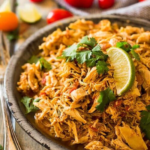 Pressure cooker sales shredded mexican chicken