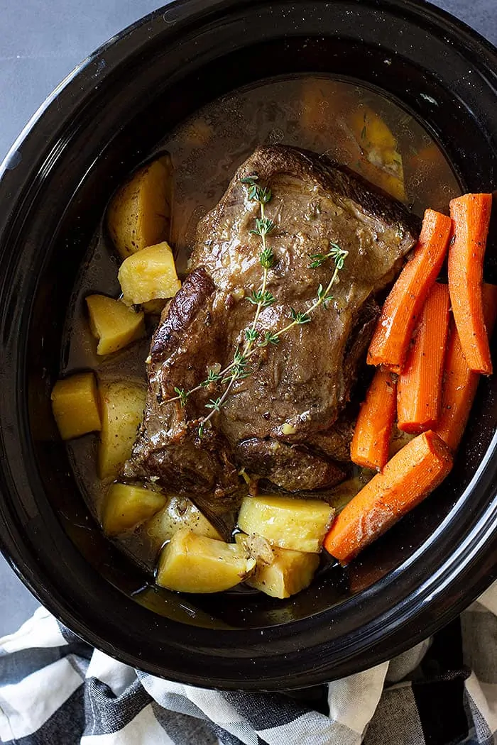 Slow Cooker Pot Roast - Countryside Cravings