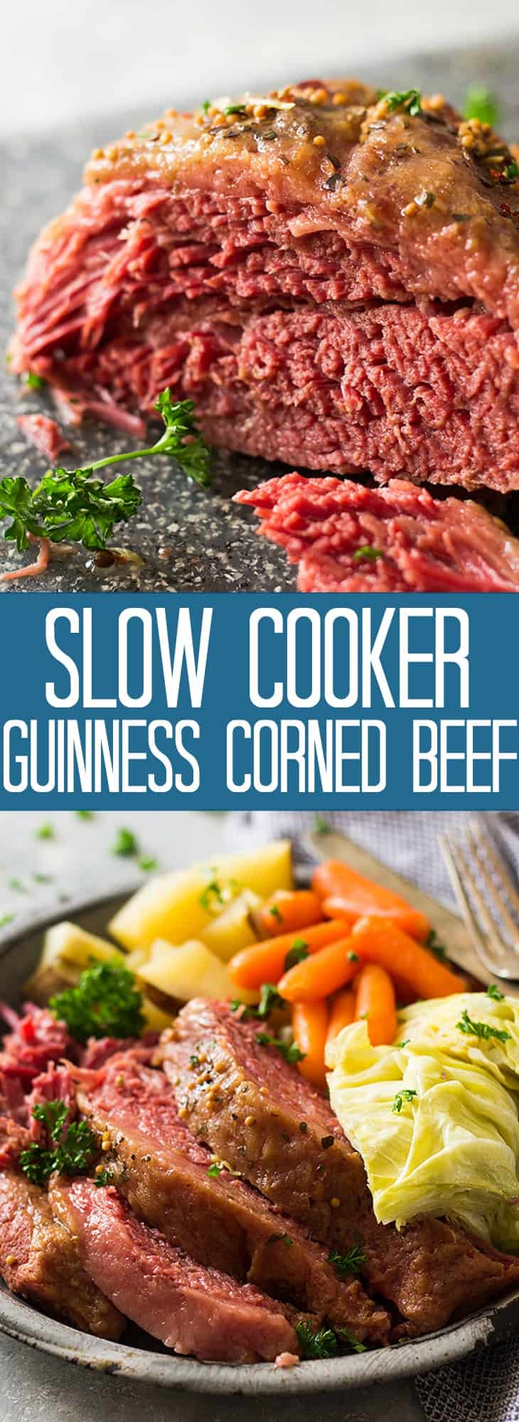 Slow Cooker Guinness Corned Beef | Countryside Cravings