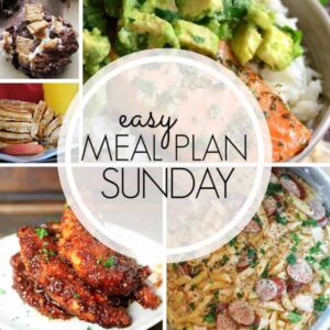 Easy Meal Plan Sunday week 96