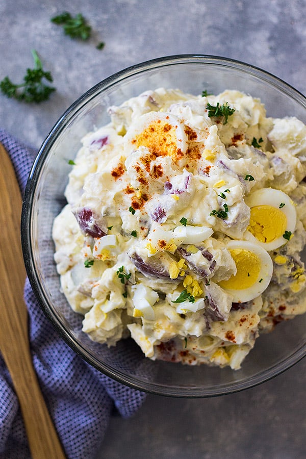 Old Fashioned Potato Salad - Countryside Cravings