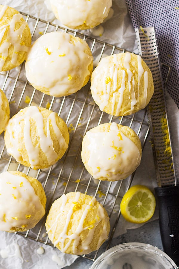 several lemon muffins ready to serve