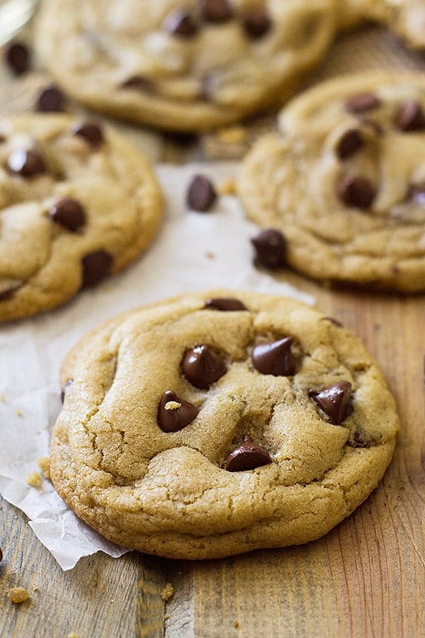 Chocolate Chip Cookies without Baking Soda or Baking Powder