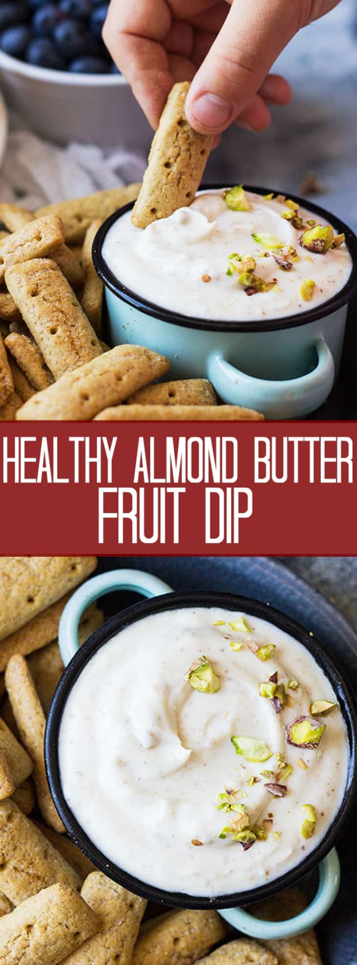 Healthy Almond Butter Fruit Dip Countryside Cravings