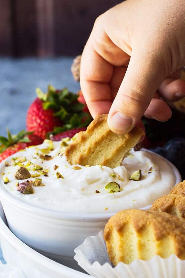 This Quick and Easy Marshmallow Fruit Dip is a great recipe to have on hand. It's light and fluffy and perfect for dipping fruit!