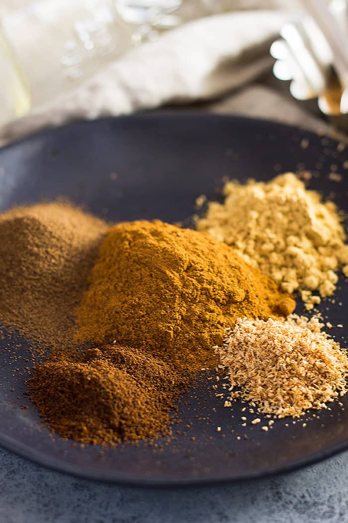 With just a few spices from your spice rack you can have your own Homemade Pumpkin Pie Spice this holiday season! It's full of warmth and a lot cheaper than those store bought jars!