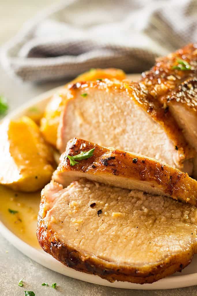 Maple Roasted Pork Loin with Apples Countryside Cravings