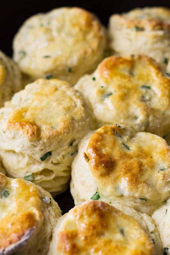 Buttermilk Chive Biscuits Countryside Cravings