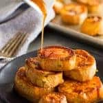 These Roasted Sweet Potatoes with Cinnamon Glaze are the perfect side dish for those that want something a little special!. They are tender, healthy, and lightly sweet with a touch of honey.