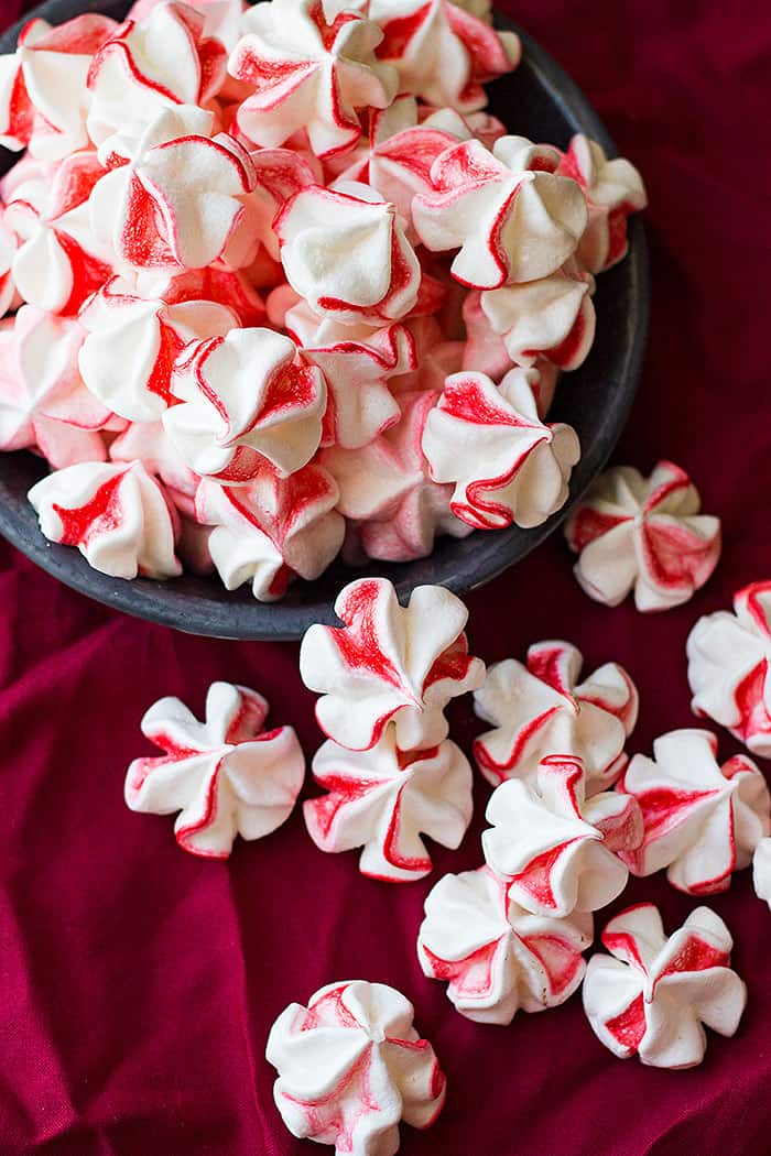 Peppermint Meringue Cookies - Countryside Cravings