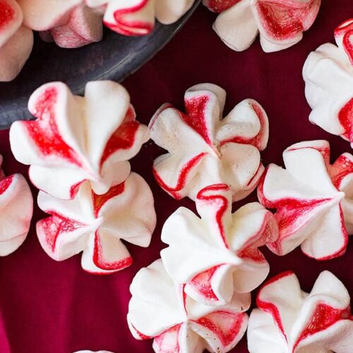 Peppermint Meringue Cookies Recipe Countryside Cravings