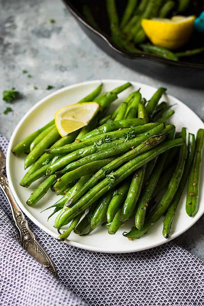 Skillet Garlic Green Beans Countryside Cravings