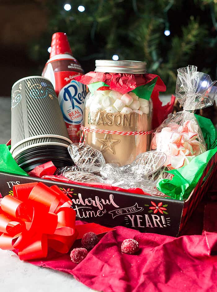 These DIY Christmas Gift Baskets are the perfect gift for all your foodie people or those that have everything already. 