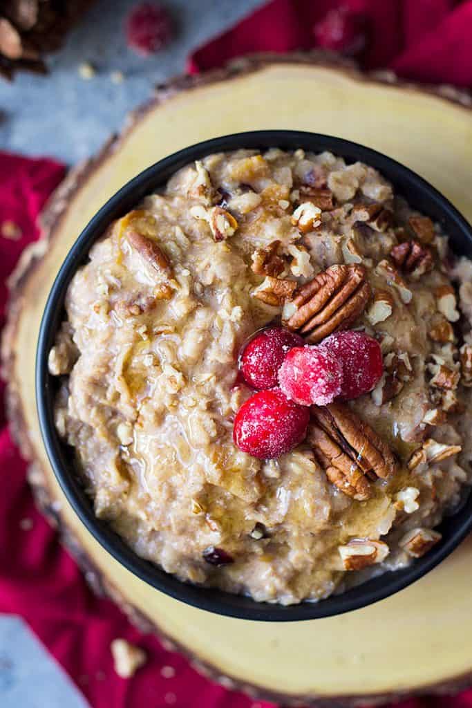 Mason Jar Gift Fruit and Nut Oatmeal Countryside Cravings