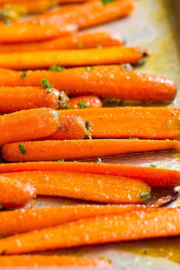 Honey Garlic Roasted Carrots Countryside Cravings