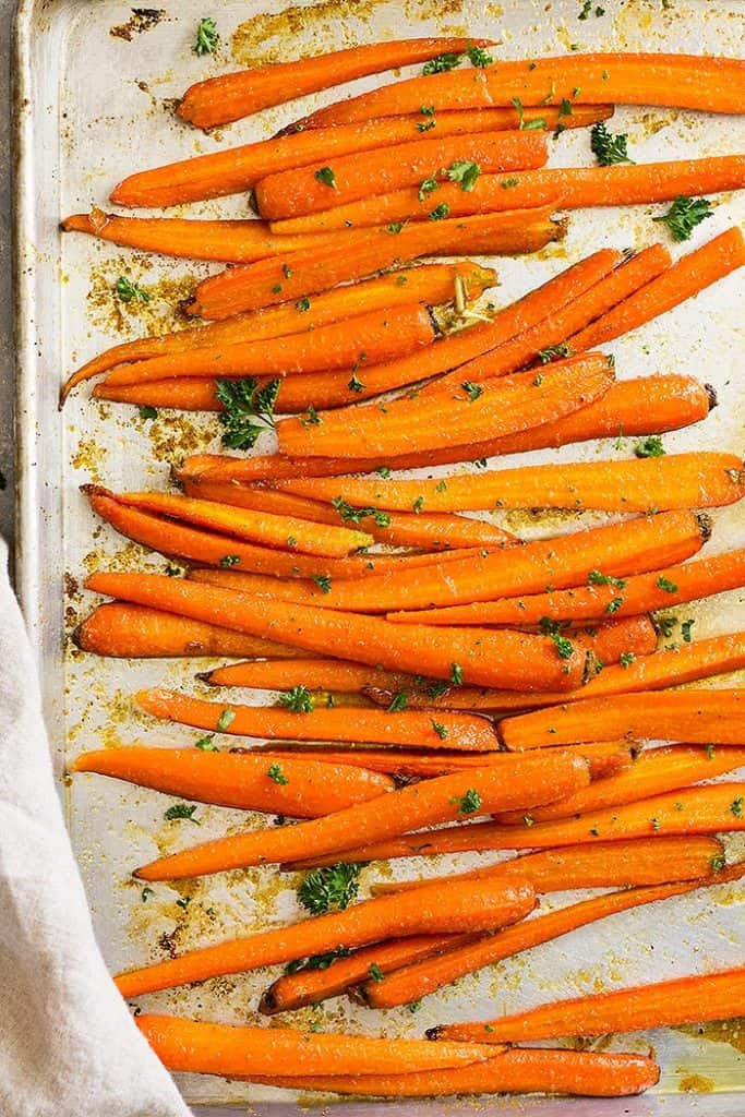 Honey Garlic Roasted Carrots Countryside Cravings
