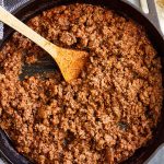 Homemade Ground Beef Taco Meat -a great taco meat recipe that can be made with beef, turkey, or ground chicken. Quick and easy and perfect for tacos, burritos, or nachos!