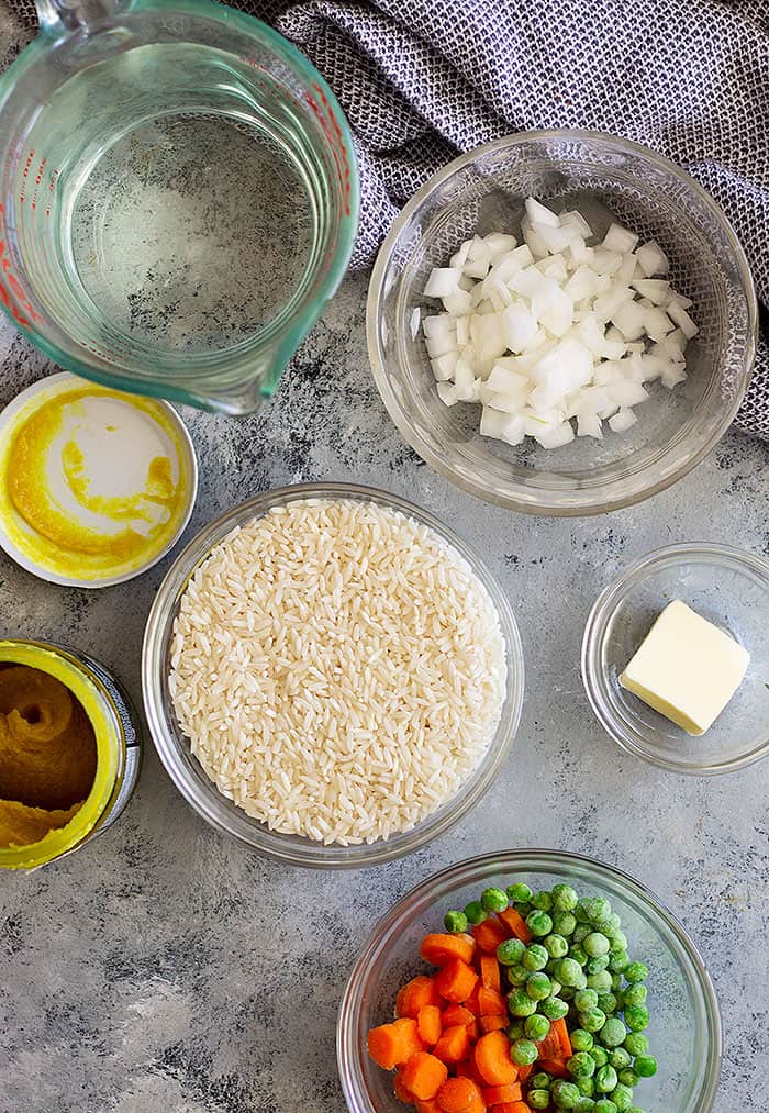 ingredients for pilaf rice
