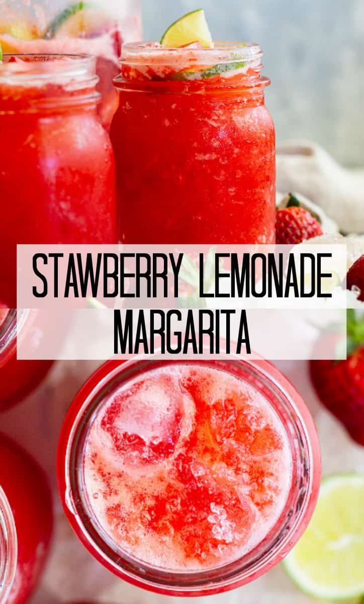 Strawberry Lemonade Margarita - Countryside Cravings