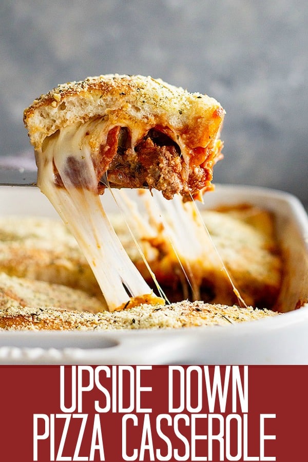 Upside Down Pizza Casserole + VIDEO Countryside Cravings